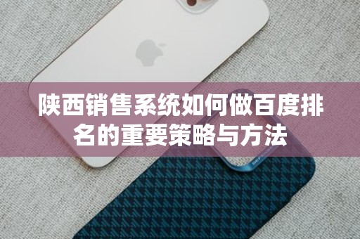 陕西销售系统如何做百度排名的重要策略与方法