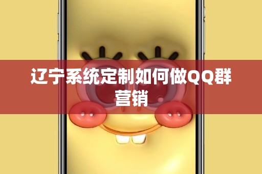 辽宁系统定制如何做QQ群营销