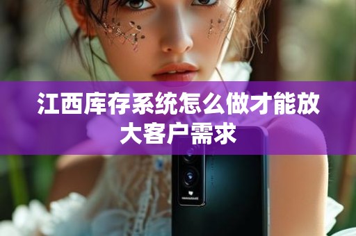江西库存系统怎么做才能放大客户需求