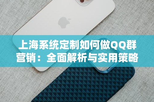 上海系统定制如何做QQ群营销：全面解析与实用策略