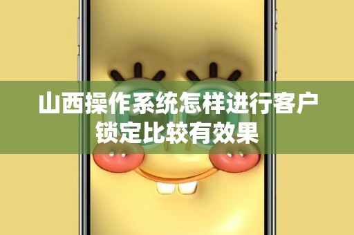 山西操作系统怎样进行客户锁定比较有效果