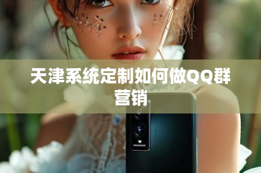 天津系统定制如何做QQ群营销