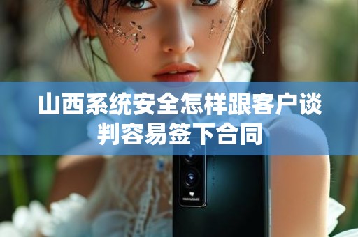 山西系统安全怎样跟客户谈判容易签下合同