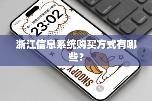浙江信息系统购买方式有哪些？