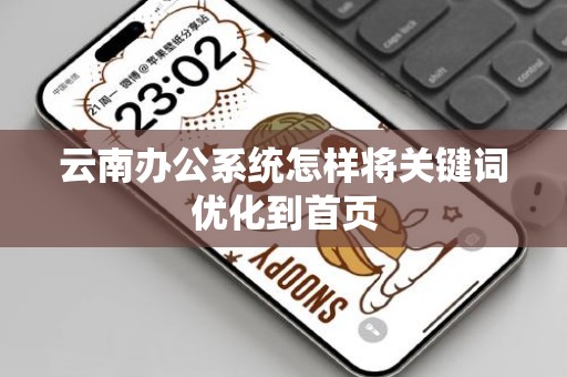 云南办公系统怎样将关键词优化到首页