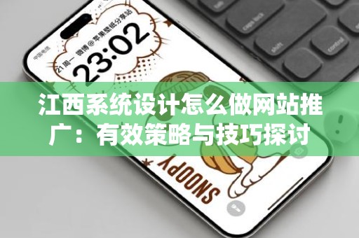 江西系统设计怎么做网站推广：有效策略与技巧探讨