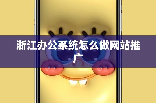 浙江办公系统怎么做网站推广