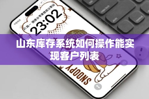 山东库存系统如何操作能实现客户列表