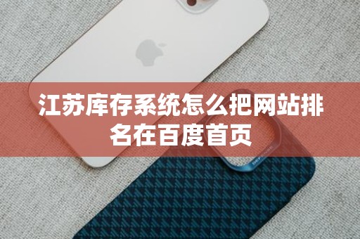 江苏库存系统怎么把网站排名在百度首页