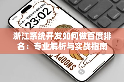 浙江系统开发如何做百度排名：专业解析与实战指南