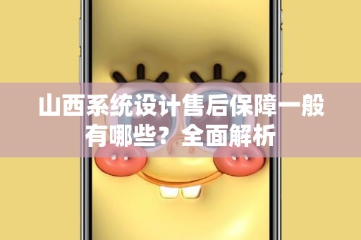 山西系统设计售后保障一般有哪些？全面解析