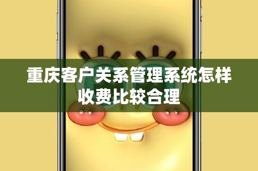 重庆客户关系管理系统怎样收费比较合理