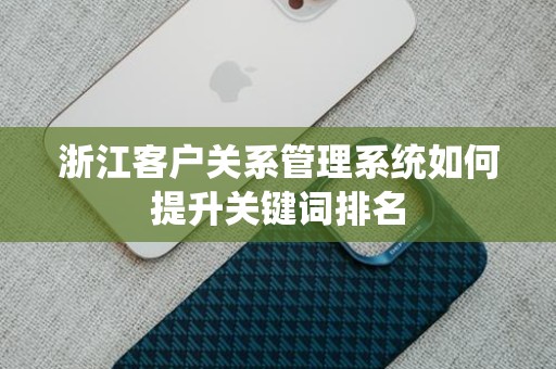 浙江客户关系管理系统如何提升关键词排名