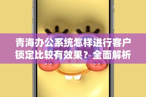青海办公系统怎样进行客户锁定比较有效果？全面解析与实用策略