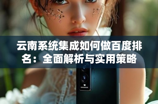 云南系统集成如何做百度排名：全面解析与实用策略