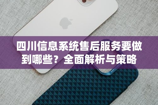 四川信息系统售后服务要做到哪些？全面解析与策略