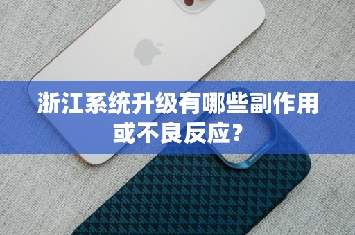 浙江系统升级有哪些副作用或不良反应？