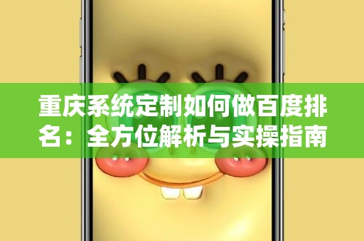 重庆系统定制如何做百度排名：全方位解析与实操指南