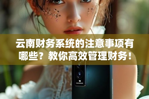 云南财务系统的注意事项有哪些？教你高效管理财务！