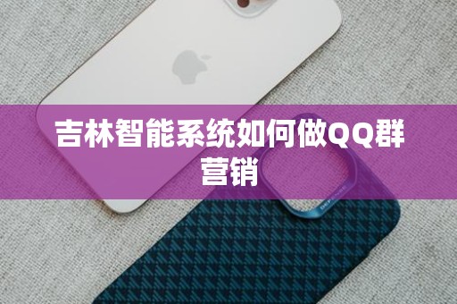 吉林智能系统如何做QQ群营销
