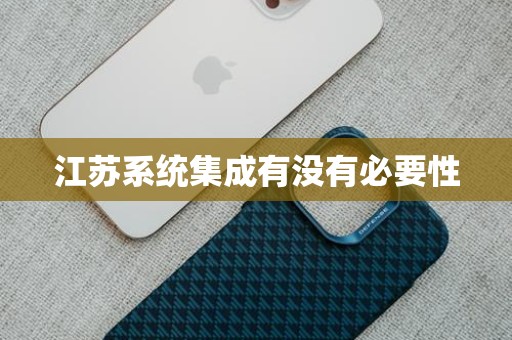 江苏系统集成有没有必要性