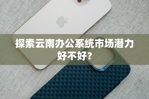 探索云南办公系统市场潜力好不好？