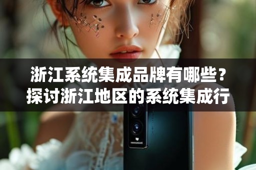 浙江系统集成品牌有哪些？探讨浙江地区的系统集成行业