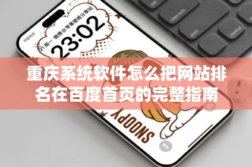 重庆系统软件怎么把网站排名在百度首页的完整指南