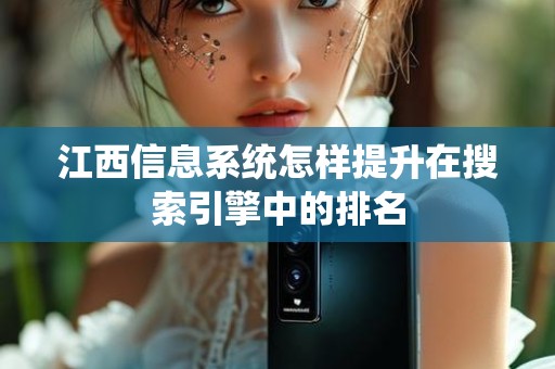 江西信息系统怎样提升在搜索引擎中的排名