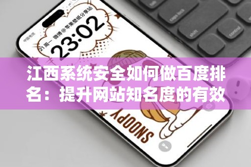 江西系统安全如何做百度排名：提升网站知名度的有效策略