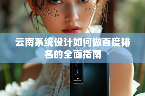 云南系统设计如何做百度排名的全面指南