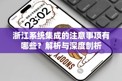 浙江系统集成的注意事项有哪些？解析与深度剖析