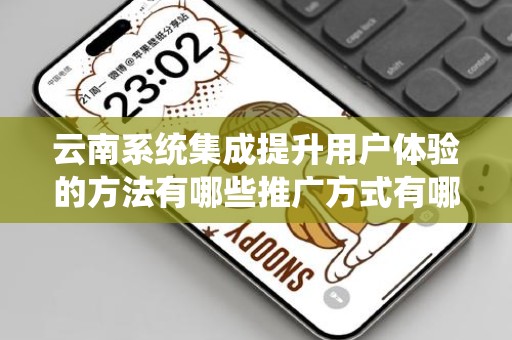 云南系统集成提升用户体验的方法有哪些推广方式有哪些？