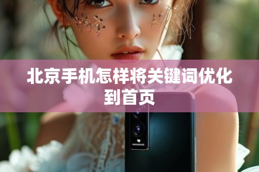 北京手机怎样将关键词优化到首页