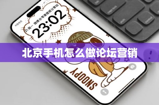 北京手机怎么做论坛营销