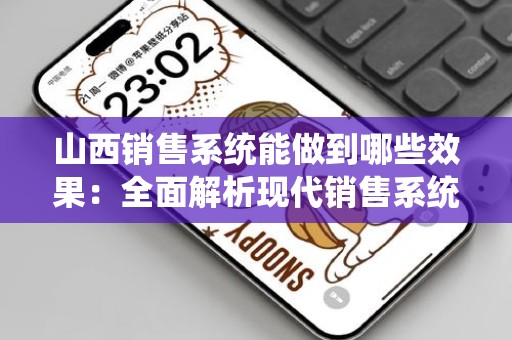 山西销售系统能做到哪些效果：全面解析现代销售系统的优势与应用