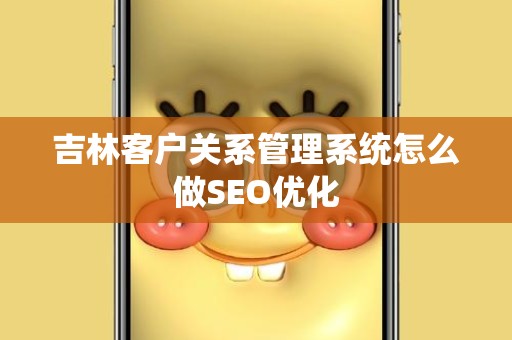 吉林客户关系管理系统怎么做SEO优化