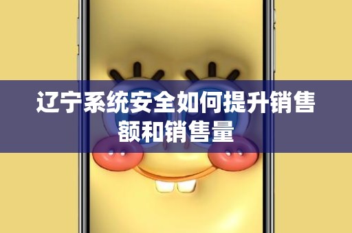辽宁系统安全如何提升销售额和销售量