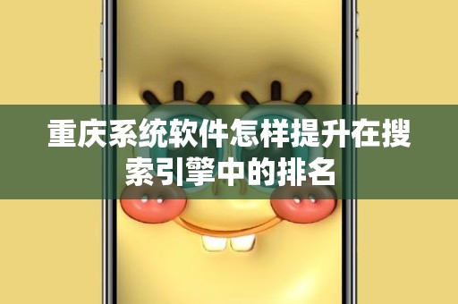 重庆系统软件怎样提升在搜索引擎中的排名