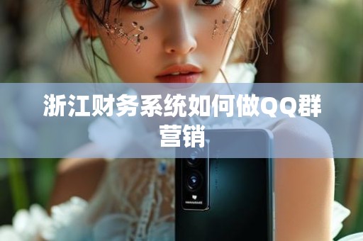 浙江财务系统如何做QQ群营销