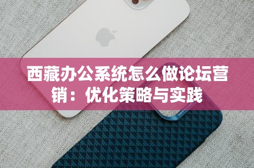 西藏办公系统怎么做论坛营销：优化策略与实践
