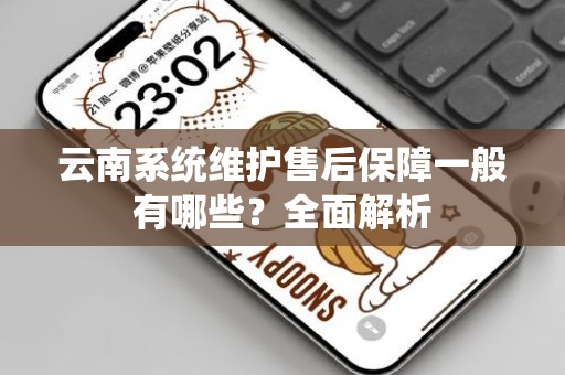 云南系统维护售后保障一般有哪些？全面解析