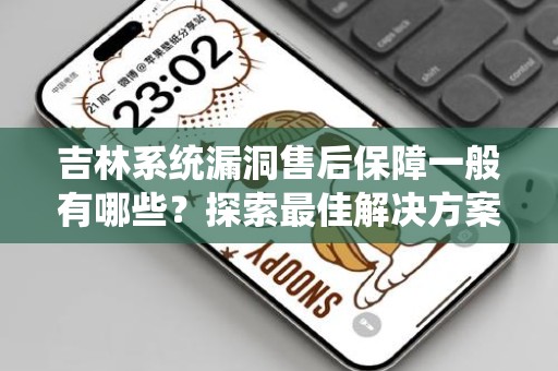 吉林系统漏洞售后保障一般有哪些？探索最佳解决方案