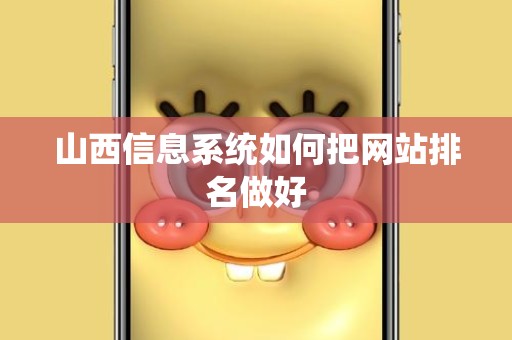 山西信息系统如何把网站排名做好