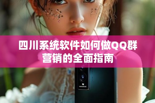 四川系统软件如何做QQ群营销的全面指南