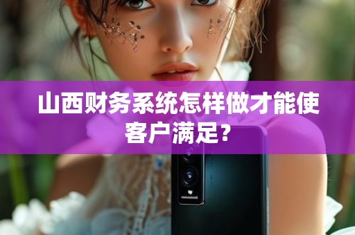 山西财务系统怎样做才能使客户满足？