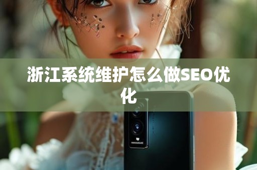 浙江系统维护怎么做SEO优化