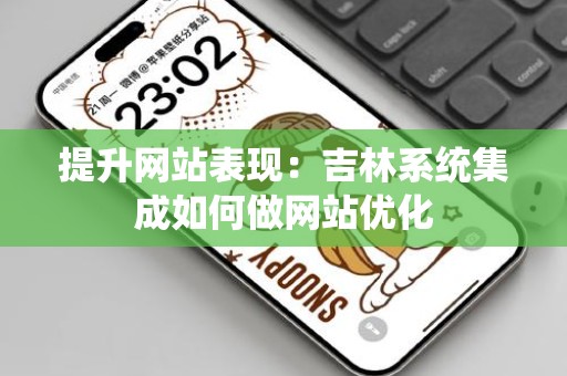 提升网站表现：吉林系统集成如何做网站优化