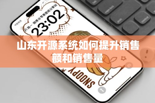 山东开源系统如何提升销售额和销售量