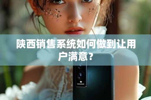 陕西销售系统如何做到让用户满意？
